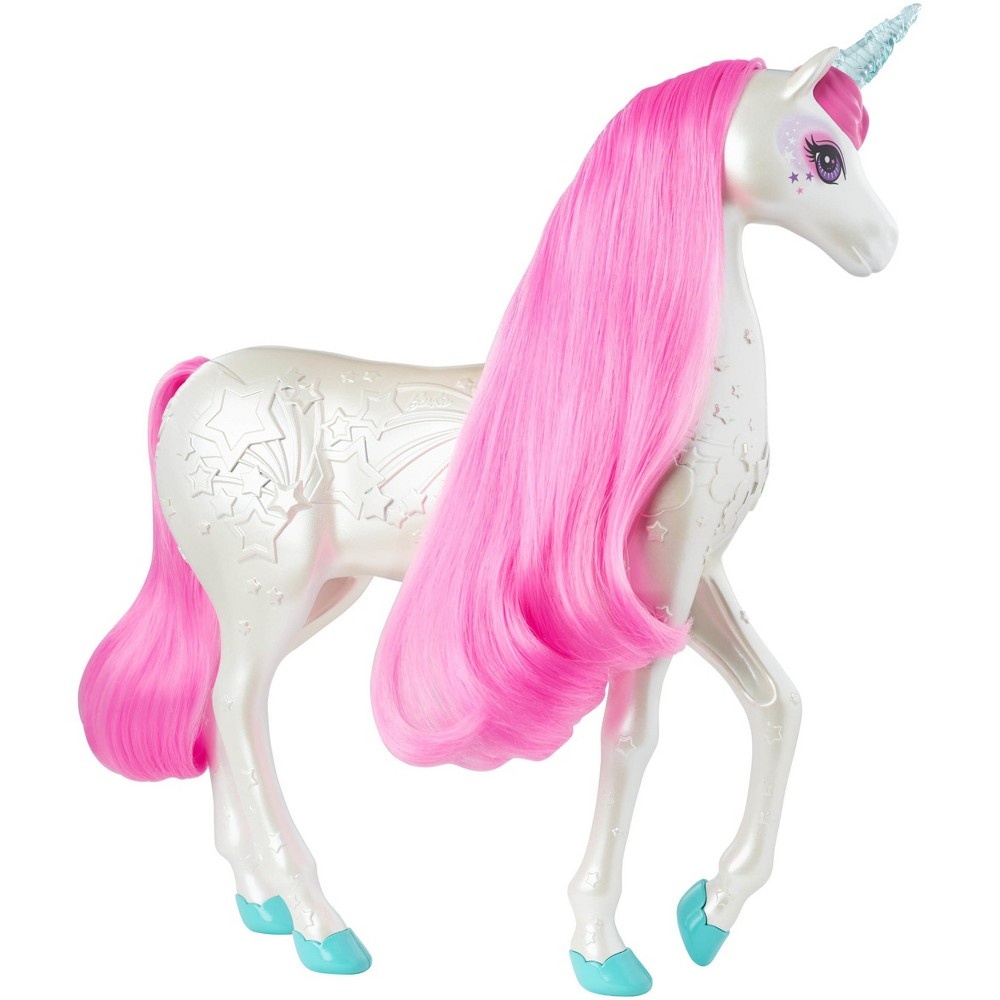 slide 5 of 10, Barbie Dreamtopia Brush 'n Sparkle Unicorn, 1 ct