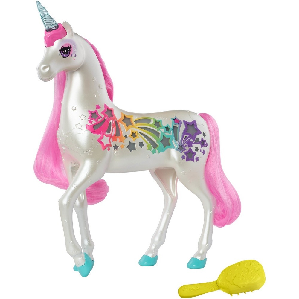 slide 6 of 10, Barbie Dreamtopia Brush 'n Sparkle Unicorn, 1 ct