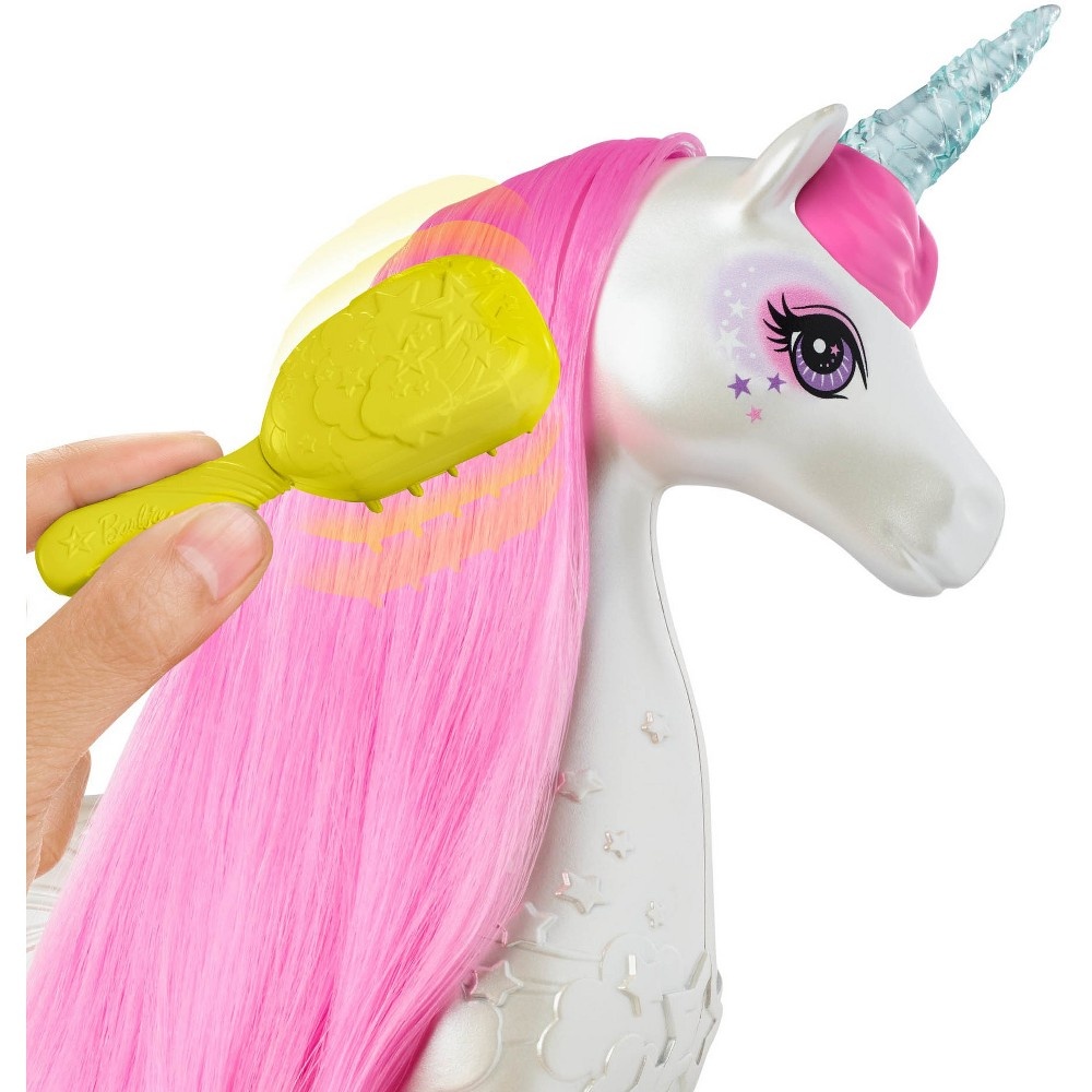 slide 9 of 10, Barbie Dreamtopia Brush 'n Sparkle Unicorn, 1 ct