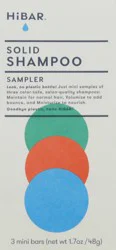 HiBAR Sampler Solid Shampoo - 3 Mini Bars (3 ct)