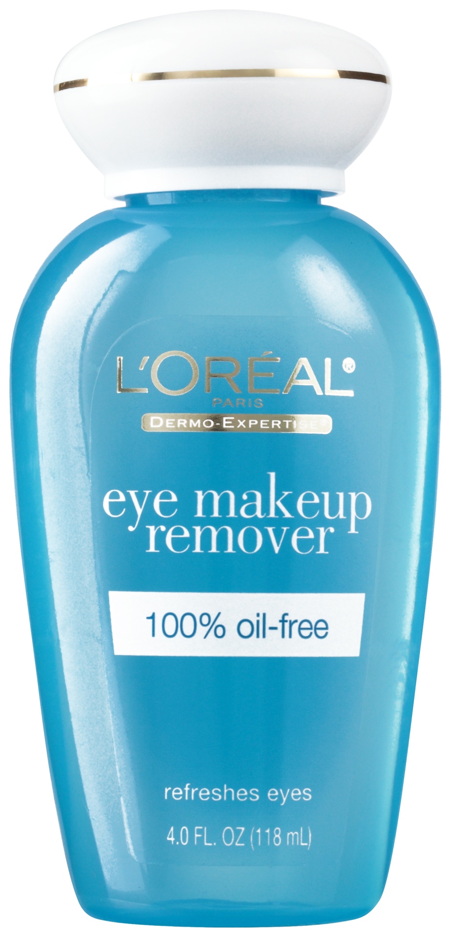 slide 2 of 5, L'Oréal 100% Oil Free Eye Makeup Remover 4 fl oz, 4 fl oz