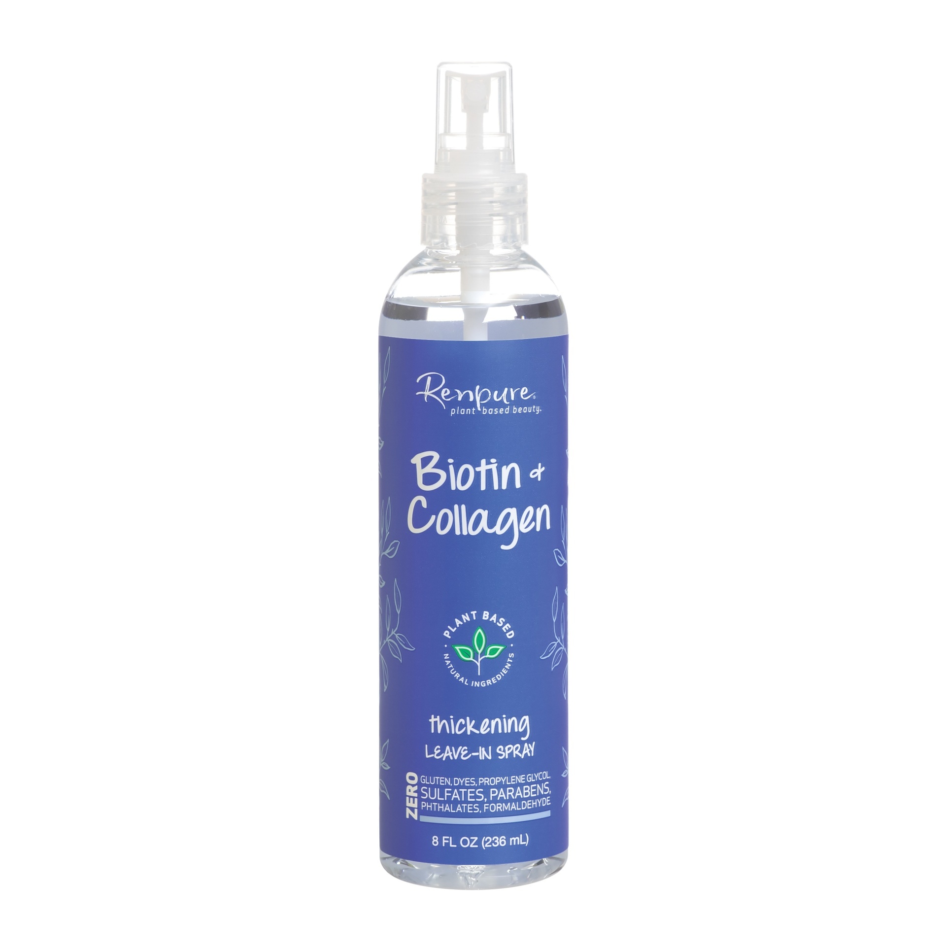 slide 1 of 1, Renpure Biotin + CollaGen Thickening Leave-In-Spray, 8 fl oz