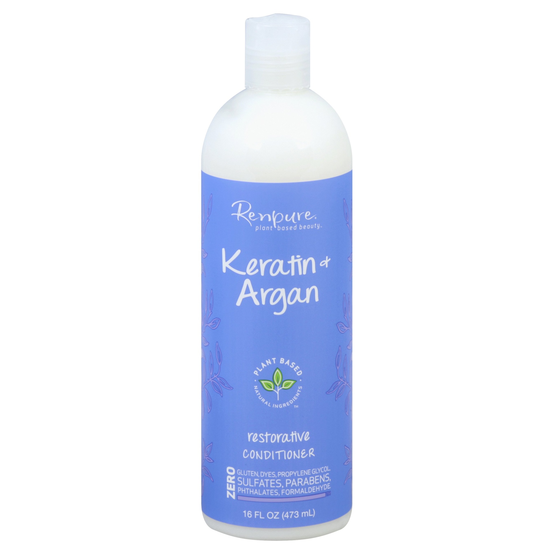 slide 1 of 1, Renpure Plant-Based Keratin Argan Restorative Conditioner, 16 fl oz