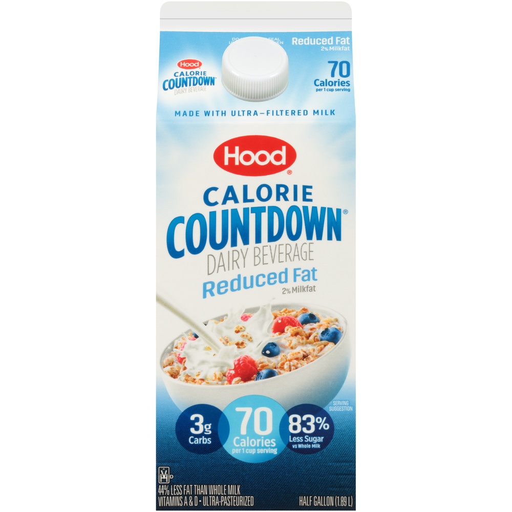 slide 1 of 1, Hood Calorie Countdown 2% Reduced Fat Dairy Beverage, 64 oz