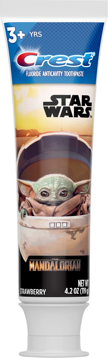 slide 3 of 3, Crest Kids Star Wars Strawberry Fluroride Anticavity Toothpaste, 4.2 oz