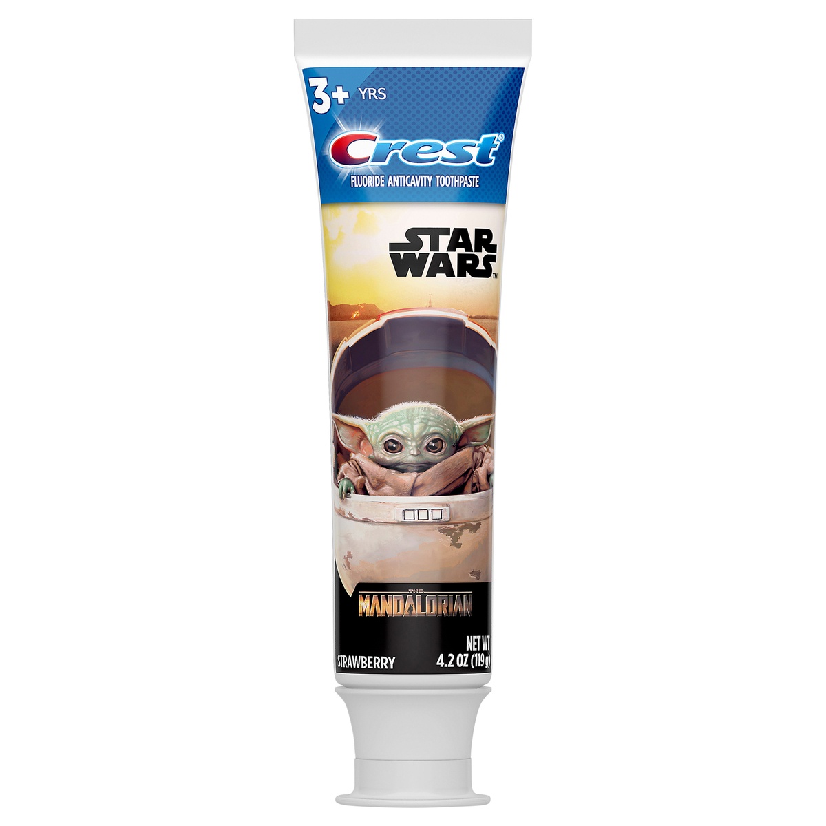 slide 5 of 5, Crest Kid's Toothpaste, featuring STAR WARS The Mandalorian, Strawberry Flavor, 4.2 oz, 4.2 oz