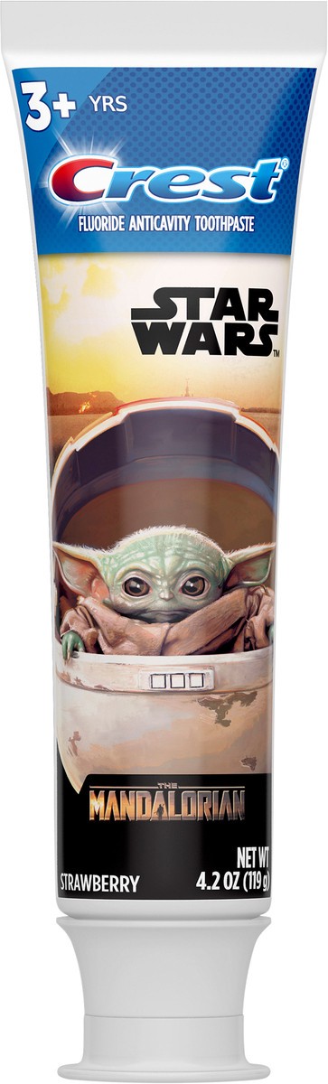 slide 1 of 3, Crest Kids Star Wars Strawberry Fluroride Anticavity Toothpaste, 4.2 oz