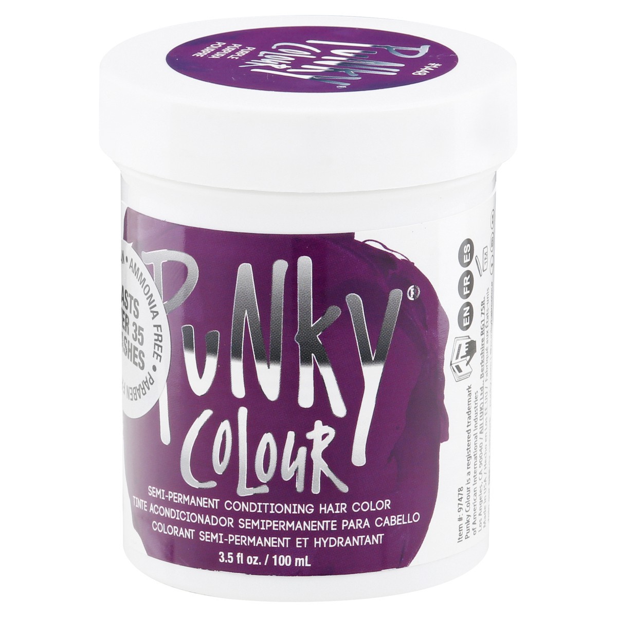 slide 7 of 11, Punky Colour Purple 1448 Conditioning Semi-Permanent Hair Color 3.5 oz, 3.5 oz