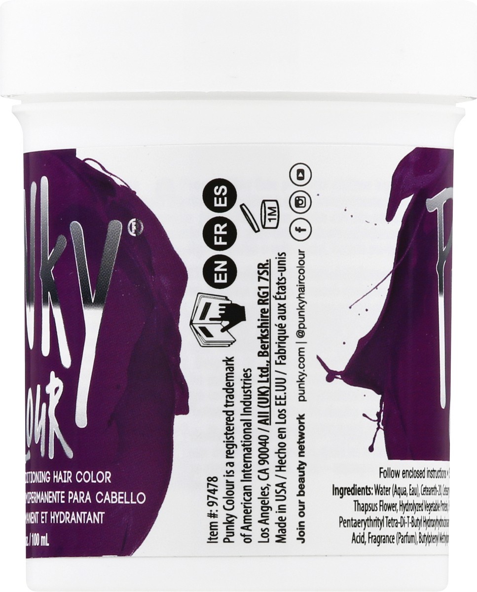 slide 5 of 11, Punky Colour Purple 1448 Conditioning Semi-Permanent Hair Color 3.5 oz, 3.5 oz