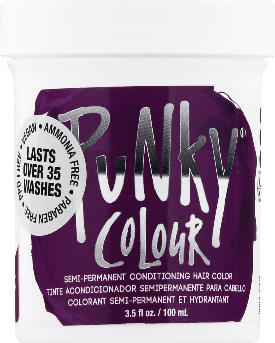 slide 4 of 11, Punky Colour Purple 1448 Conditioning Semi-Permanent Hair Color 3.5 oz, 3.5 oz