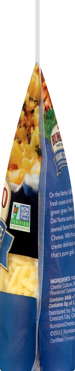 slide 3 of 9, Rumiano Organic Monterey Jack Shredded, 6 oz
