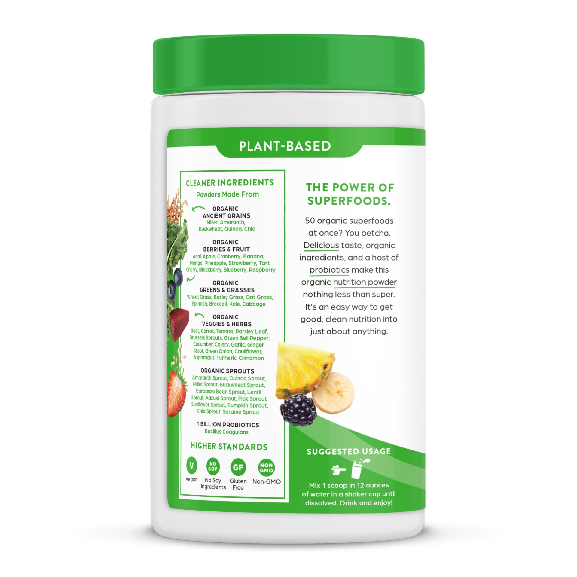 slide 2 of 6, Orgain Organic Superfoods All-In-One Super Nutrition Powder, 0.62 lb