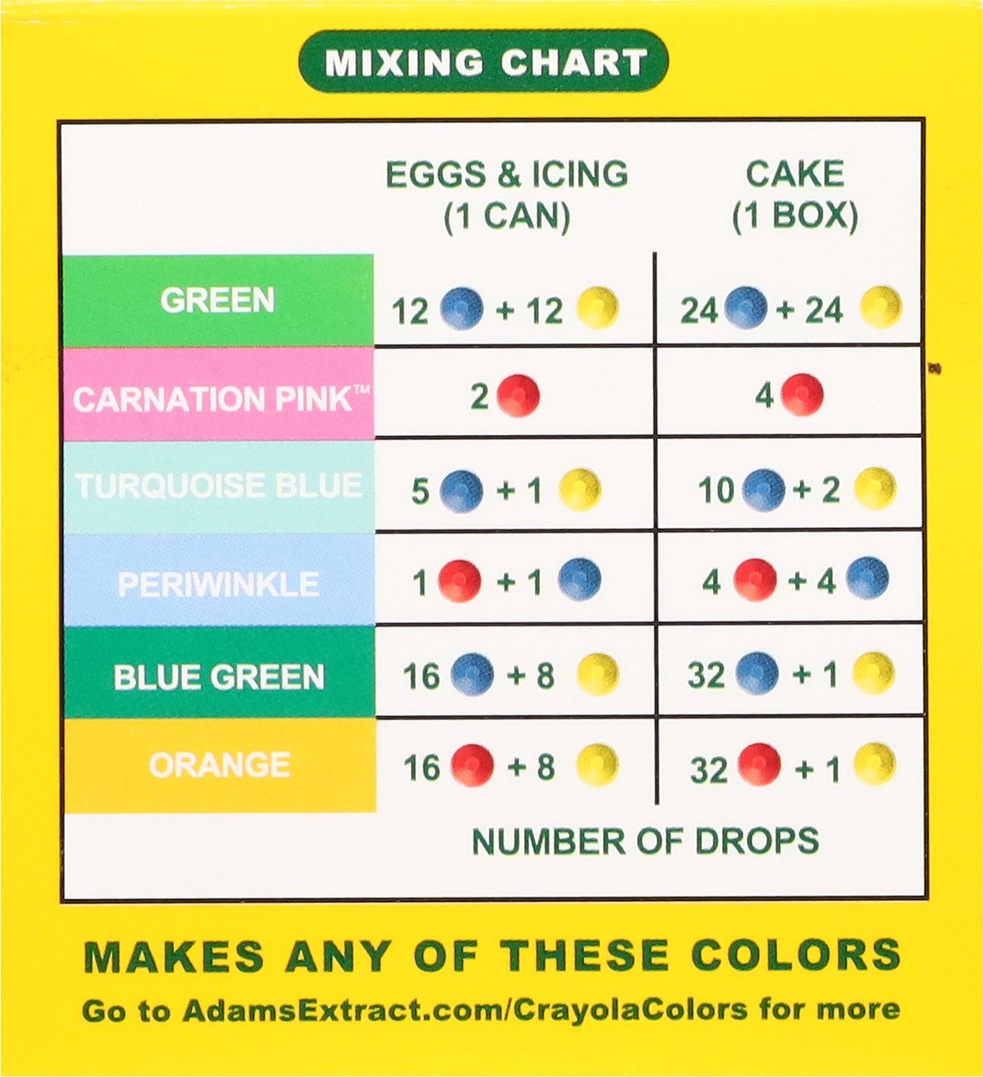 slide 11 of 12, Crayola Food Coloring, 1.5 oz