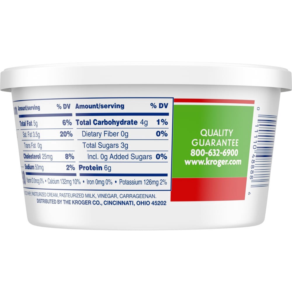 slide 5 of 6, Kroger Whole Milk Ricotta Cheese, 15 oz