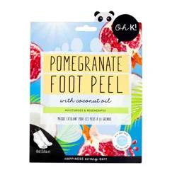 Oh K! Pomegranate & Coconut Oil Foot Peel - 1.35 fl oz