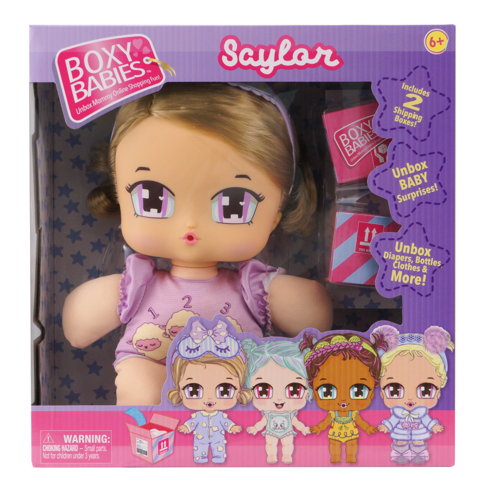 slide 1 of 1, Boxy Babies So Soft Saylor Baby Doll, 1 ct