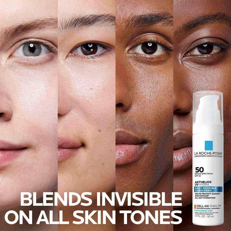 slide 3 of 7, La Roche-Posay Anthelios UV Hydra Broad Spectrum SPF 50 Daily Invisible Sunscreen 1.7 fl oz, 1.7 fl oz