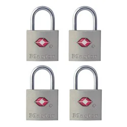 Master Lock Padlocks 4 ea