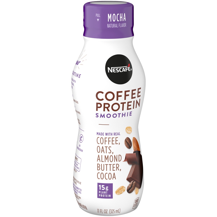 slide 3 of 7, Nescafé Mocha Coffee Protein Smoothie, 11 fl oz