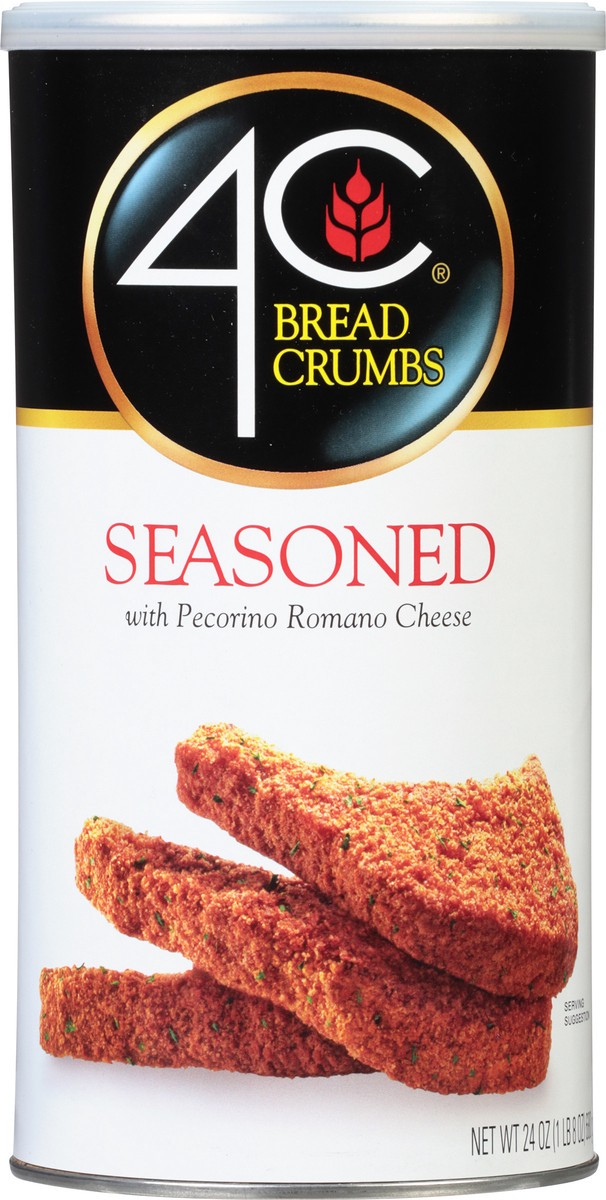 slide 4 of 9, 4C Seasoned Bread Crumbs with Pecorino Romano Cheese 24 oz, 24 oz