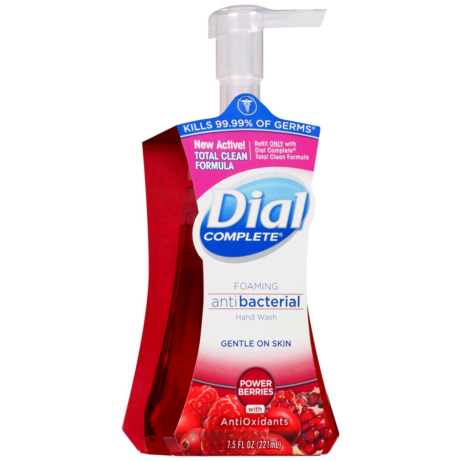 slide 2 of 7, Dial Complete Cranberry Foaming Antibacterial Hand Wash, 7.5 oz