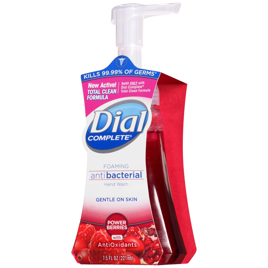 slide 3 of 7, Dial Complete Cranberry Foaming Antibacterial Hand Wash, 7.5 oz