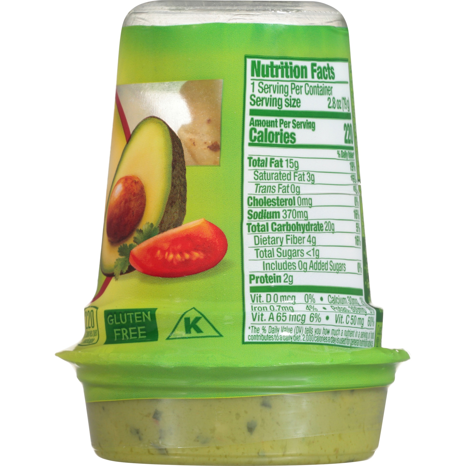 slide 3 of 6, Sabra Guacamole Snacker with Rolled Tortilla Chips - 2.8oz, 2.8 oz