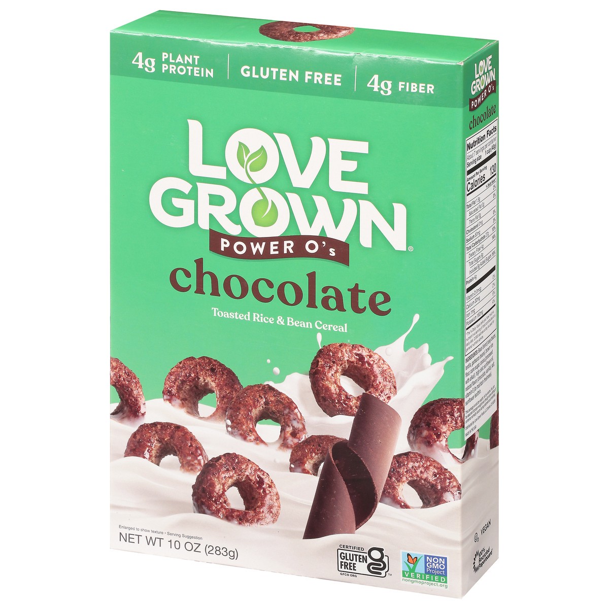 slide 3 of 9, Love Grown Lovegrown Powero's Chocolate Cold Cereal, 10 oz