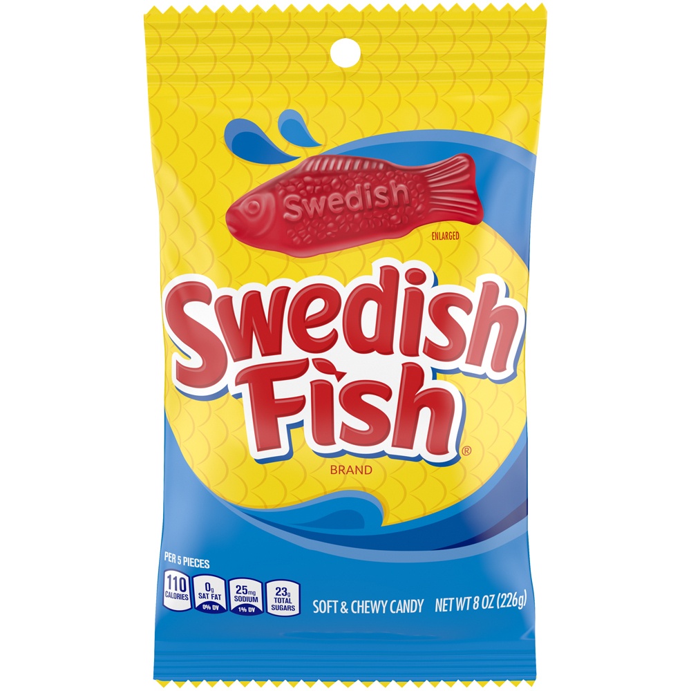 slide 3 of 6, Swedish Fish Soft & Chewy Candy, 8 oz