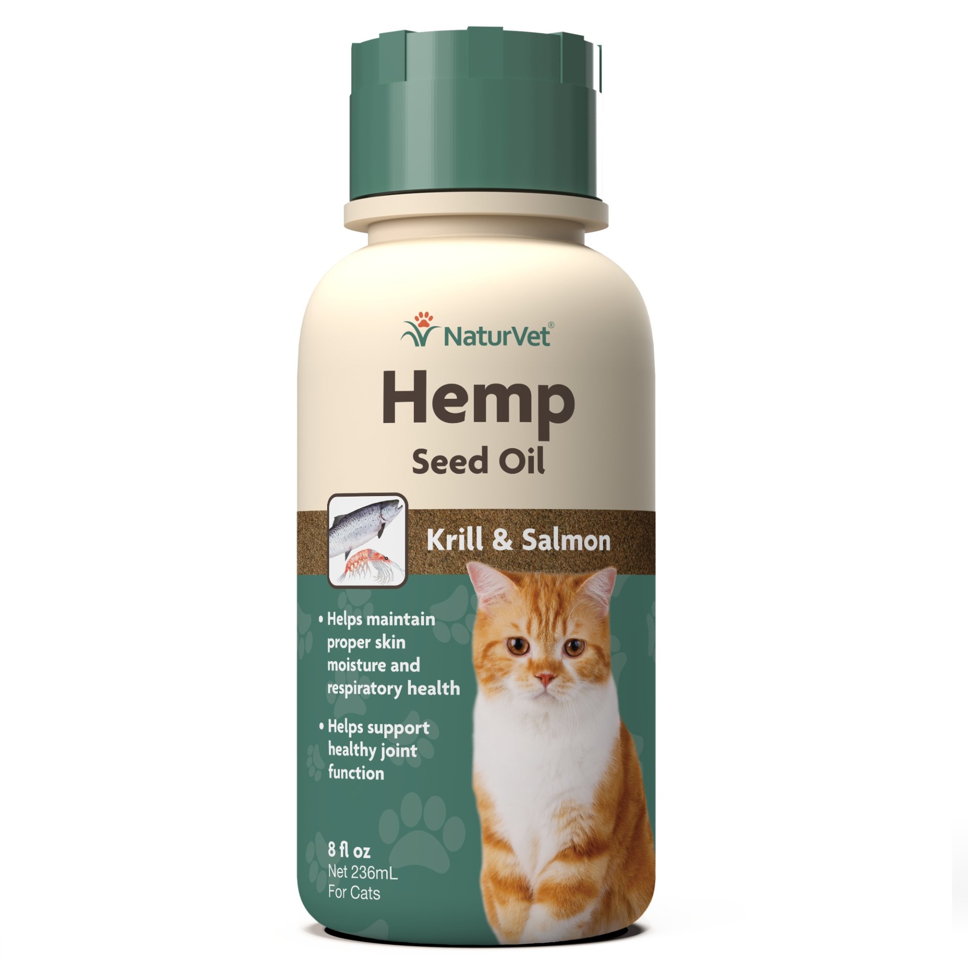 slide 1 of 1, NaturVet Hemp Seed Oil, Krill & Salmon for Cats, 8 oz