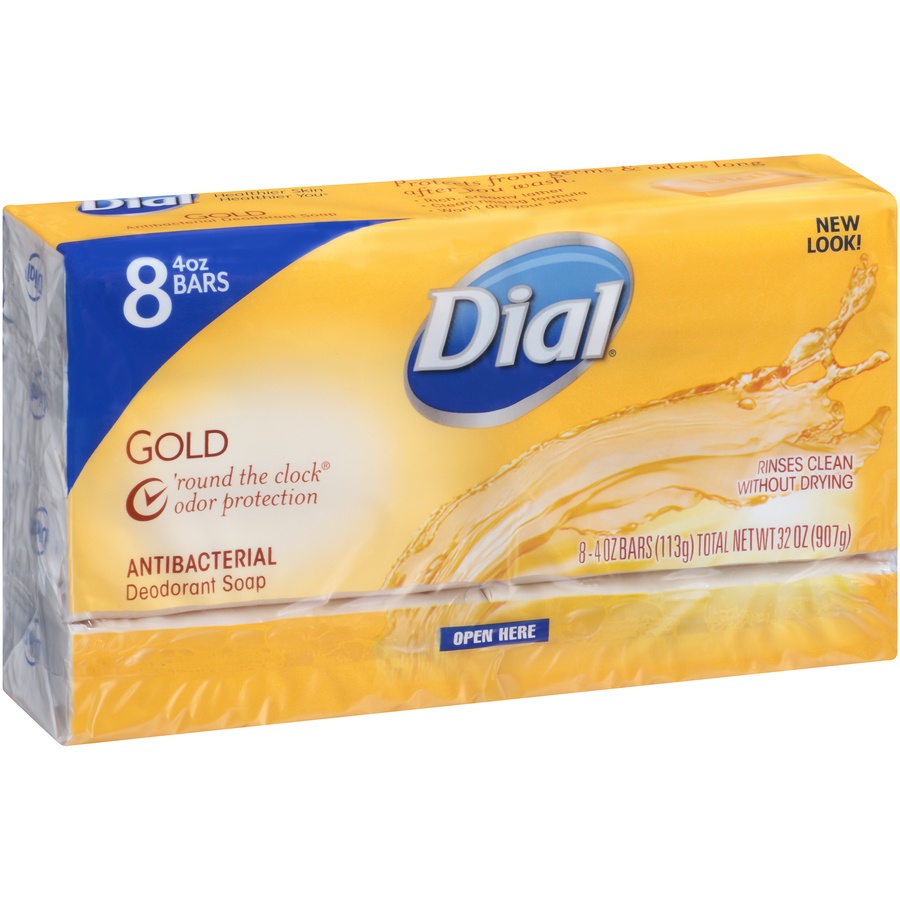 slide 5 of 7, Dial Gold Soap Bars, 