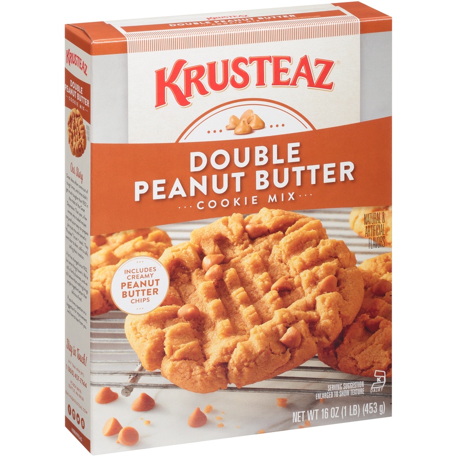 slide 8 of 8, Krusteaz Cookie Mix, 16 oz