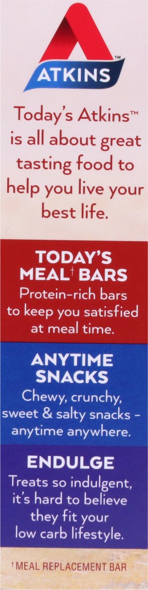 slide 7 of 9, Atkins Cookies & Cream Nutrition Bars, 5 ct