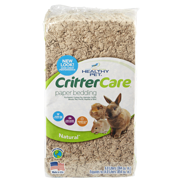 slide 1 of 5, Healthy Pet Crittercare Light Brown Natural Bedding For Small Animals, 14 liter