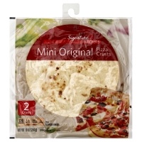 slide 1 of 1, Signature Select Pizza Crust Mini Bag 2 Count - 10 Oz, 2 ct