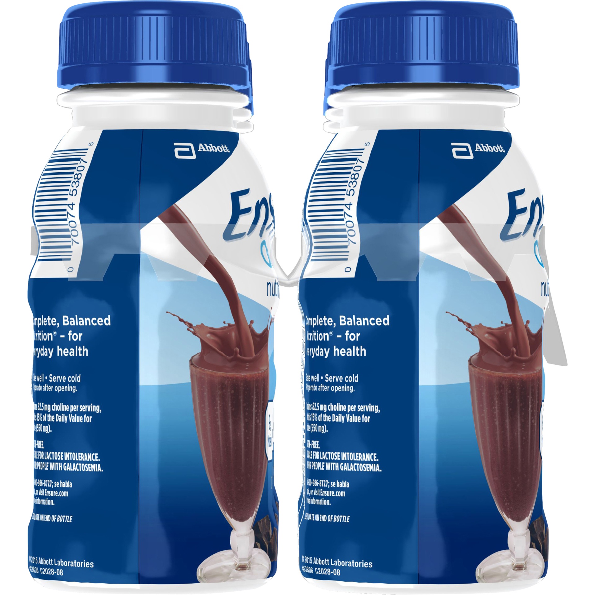 slide 4 of 7, Ensure Original Nutrition Shake with 9 grams of protein, Meal Replacement Shakes, Dark Chocolate, 8 fl oz, 6 Count, 6 ct; 8 fl oz