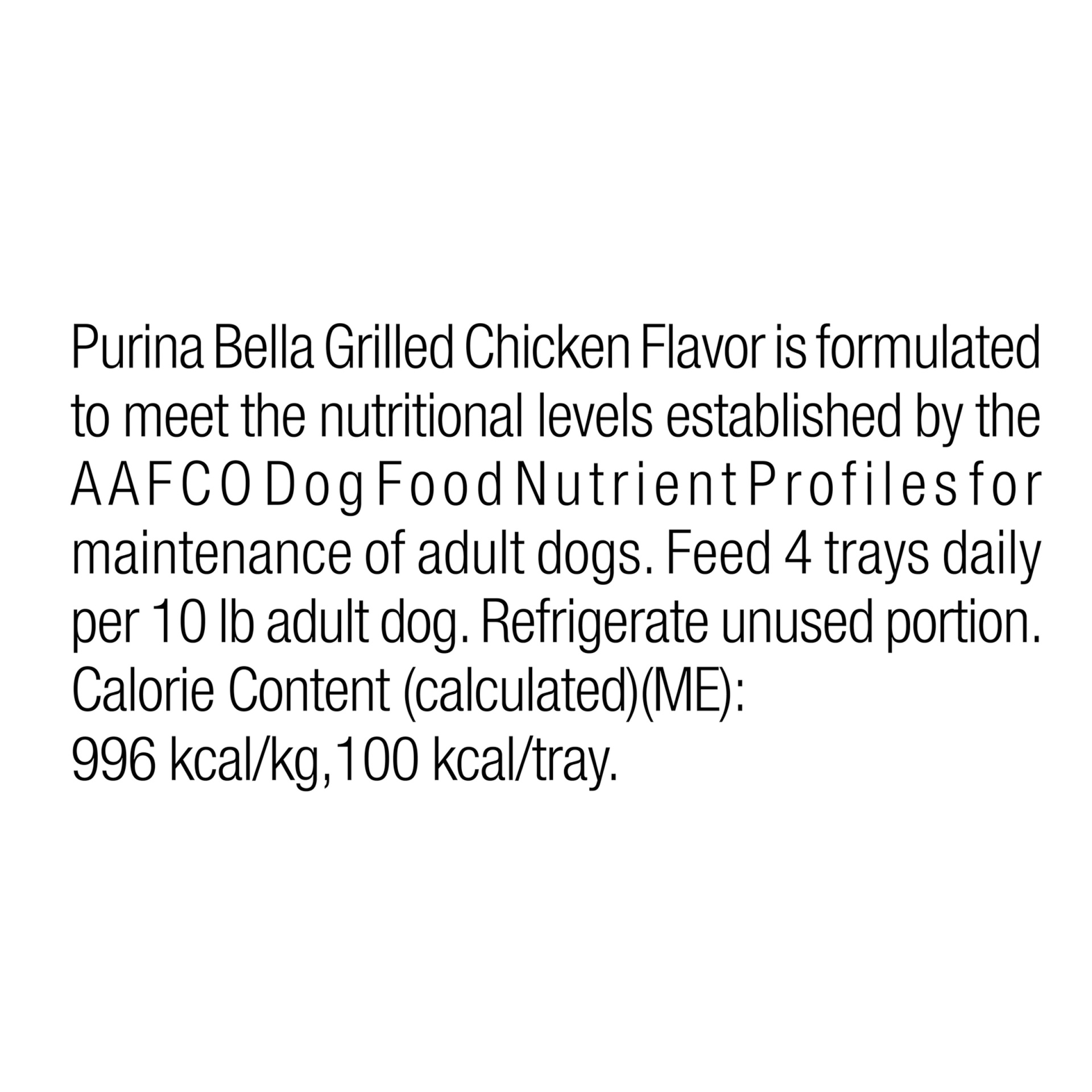 slide 8 of 9, Bella Purina Bella Natural Small Breed Pate Wet Dog Food, Grilled Chicken Flavor in Savory Juices, 3.5 oz