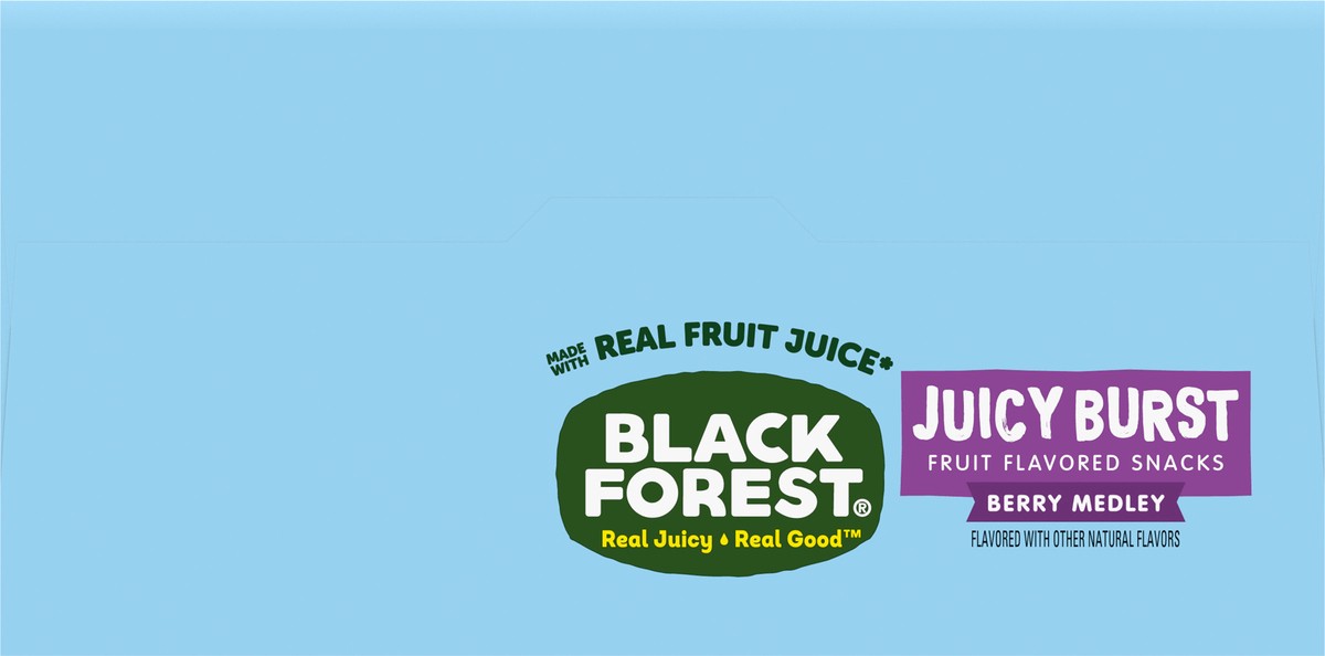 slide 3 of 15, Black Forest Juicy Burst Berry Medley Fruit Flavored Snacks 40 - 0.8 oz Pouches, 40 ct