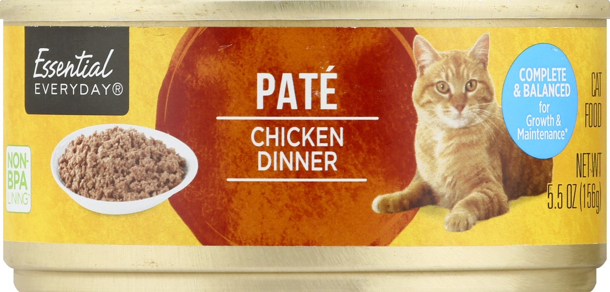 slide 4 of 6, Essential Everyday Chicken Cat Food, 5.5 oz