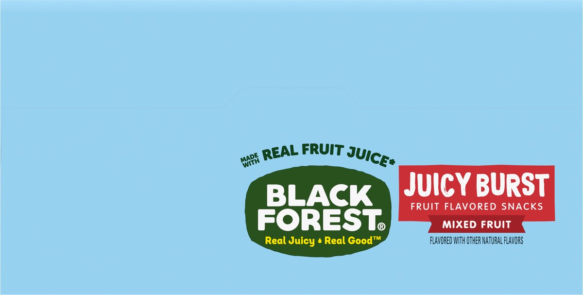 slide 6 of 13, Black Forest Juicy Burst Mixed Fruit Fruit Flavored Snacks 40 - 0.8 oz Pouches, 40 ct