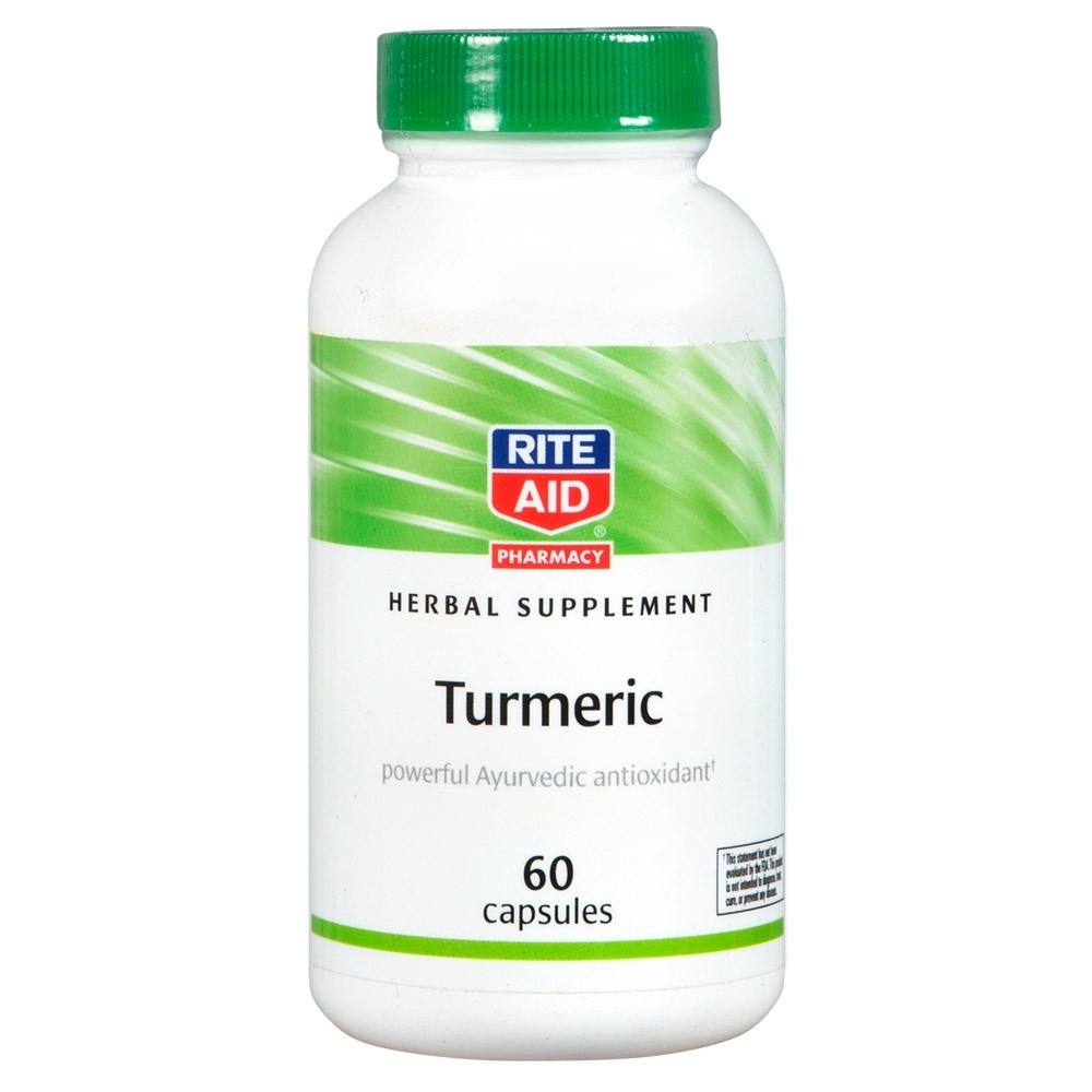 slide 1 of 2, Rite Aid Ra Turmeric, 60 ct