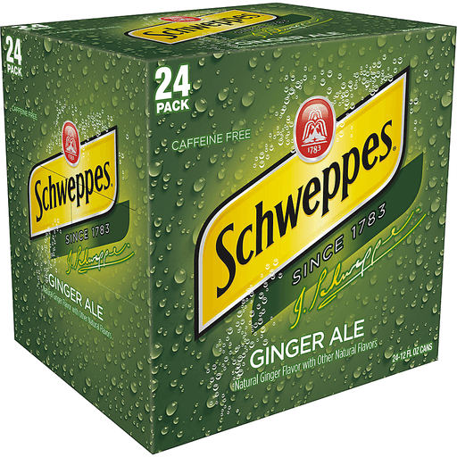 slide 2 of 3, Schweppes Ginger Ale, 24 ct; 12 fl oz