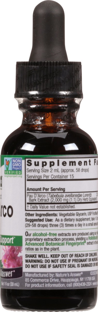 slide 6 of 12, Nature's Answer Pau D'Arco Inner Bark Alcohol Free, 