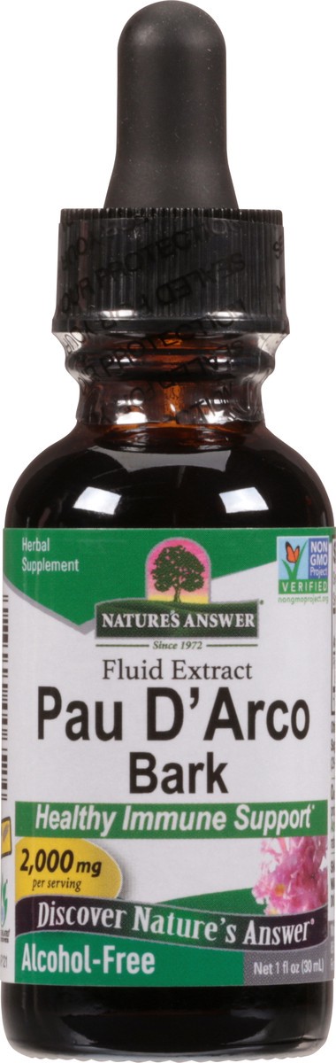 slide 8 of 12, Nature's Answer Pau D'Arco Inner Bark Alcohol Free, 