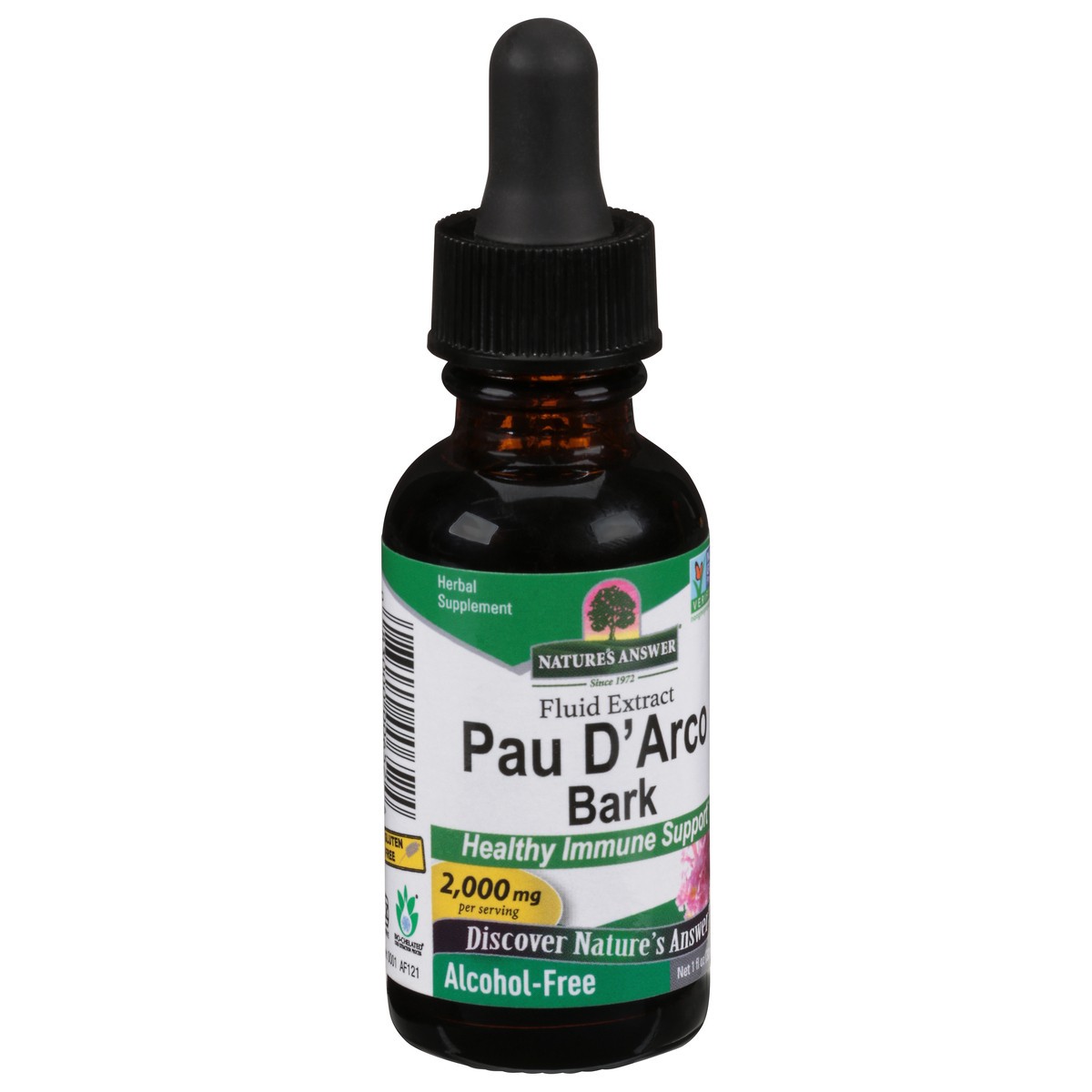 slide 11 of 12, Nature's Answer Pau D'Arco Inner Bark Alcohol Free, 