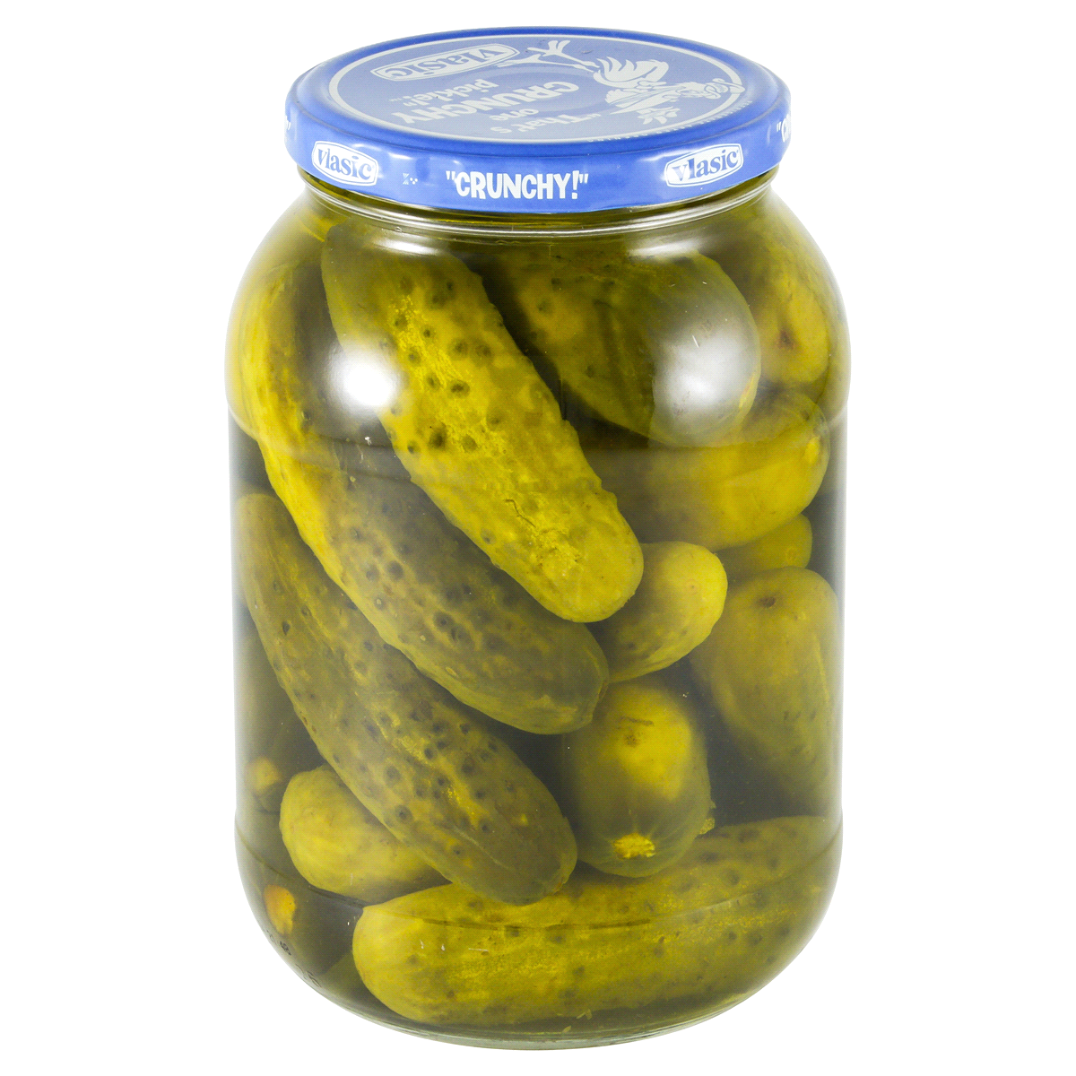 slide 3 of 4, Vlasic Kosher Dill Whole Pickles, 46 oz