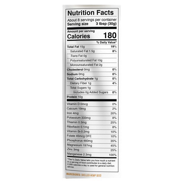 slide 5 of 9, Manitoba Harvest Hemp Seed Nut, 8 oz