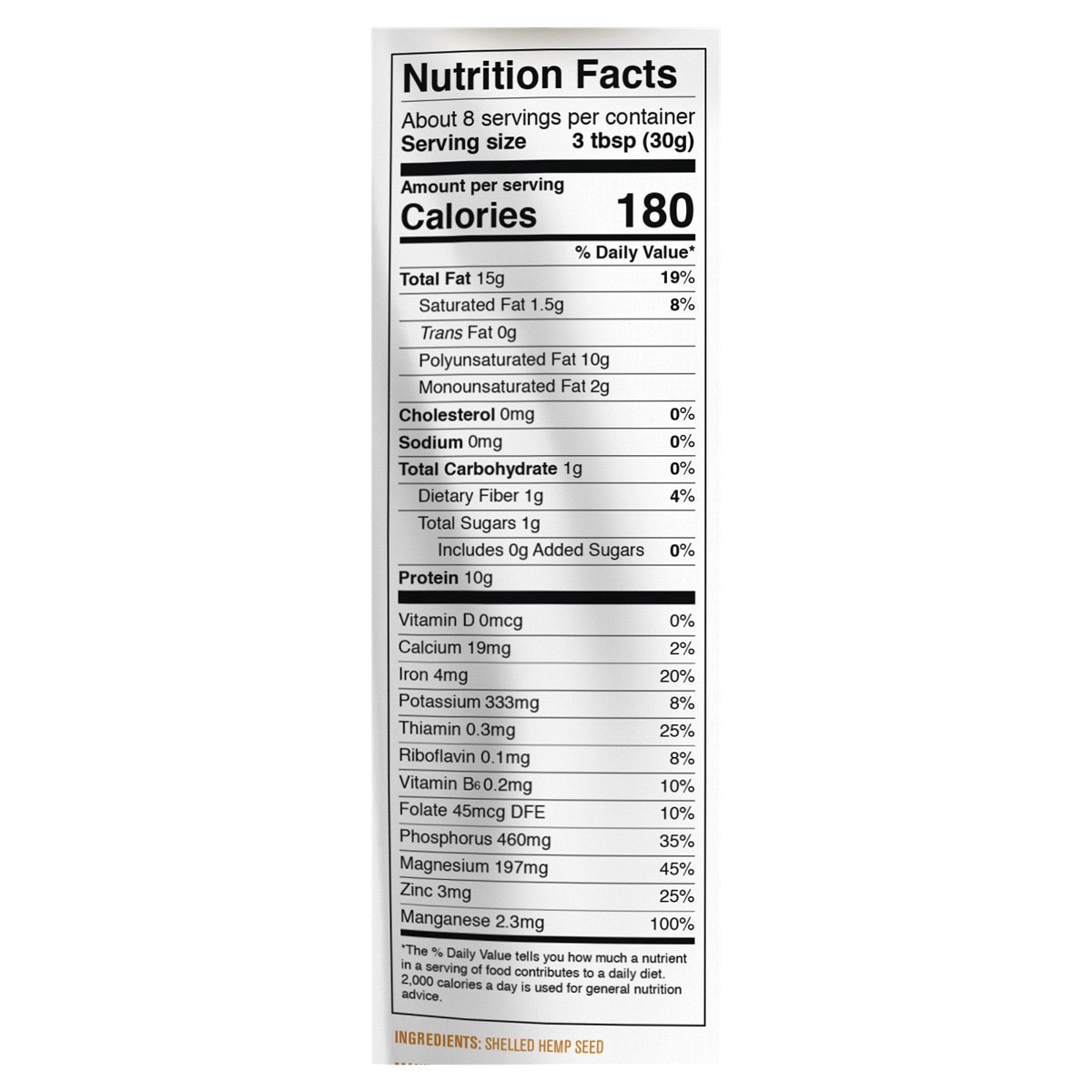 slide 8 of 9, Manitoba Harvest Hemp Seed Nut, 8 oz