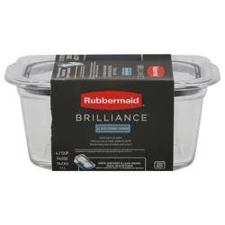 Rubbermaid Brilliance 4.7 Cup Glass Container 1 Each