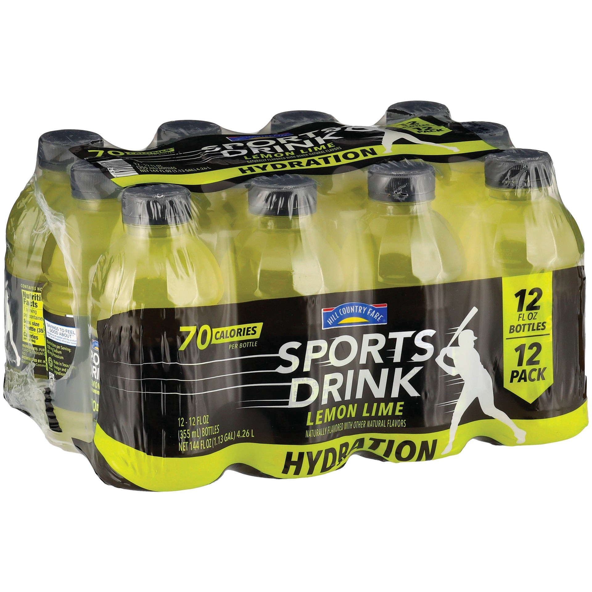 slide 1 of 1, Hill Country Fare Lemon Lime Sports Drink - 12 ct, 12 ct